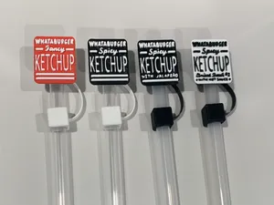 Whataburger Ketchup Stanley Straw Toppers