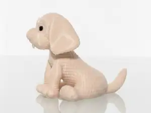 Adorable Knitted Puppy