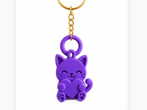 Cute Cat Keychain