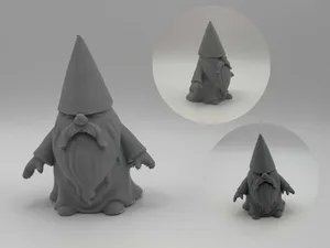 Pointy Hat Gnome – Bearded Figurine