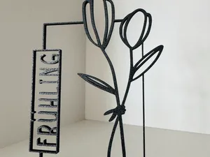 Fruehling Aufsteller Tulpe