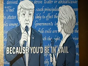 Trump Debate Anime Meme Hueforge