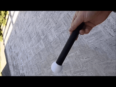 Magician Cane Collapsible with removable cap