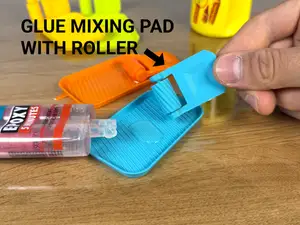 Disposable Glue Mixing Pad with Roller