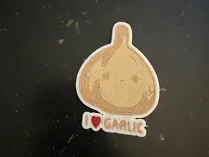 I Love Garlic Magnet