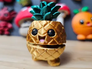 Flexi pineapple magnet