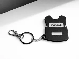 Police Vest Keychain