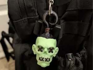 Shrunken Head Keychain – Colored For AMS