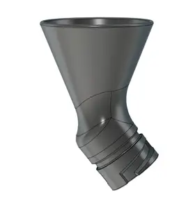 Angled Ford Coyote Oil Fill Funnel