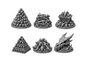 Pile of Bone & Skull  Set