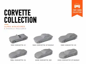 Tiny Corvette Collection - Mini Cars Series