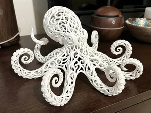 Polpo Voronoi Ornamentale da Collezione