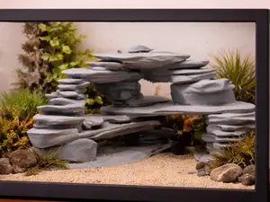 Corner stone, Reptile decor, Small Critter Hide