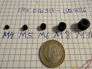 Gewindestift M4 M5 M6 M8 M10 like DIN913 ISO4026