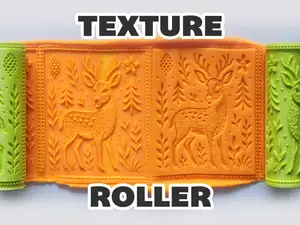 Texture Roller V184 | Deer Folk Art