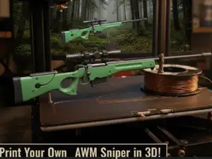 AWM Sniper with 15x scope