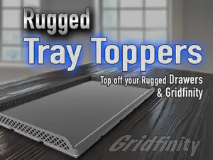 Rugged Tray Toppers - Gridfinity Trays