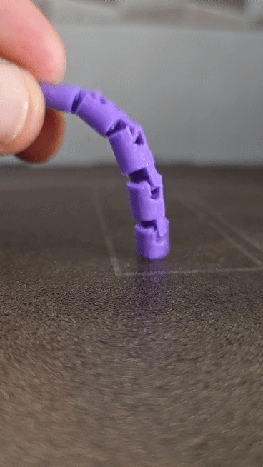 Print proflie TPU Articulated Flexible Segment