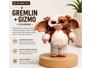 Gremlins Movie Figurine –Gizmo Mogwai AMS Gremlin
