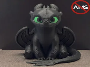 Toothless - figurine (AMS Version + NO AMS)