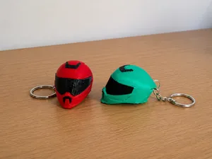 Racing Helmet Keychain | Motorcycle Helmet