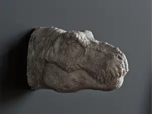 T-rex bust
