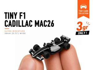 Tiny F1 Cadillac MAC26 - Mini Cars Series
