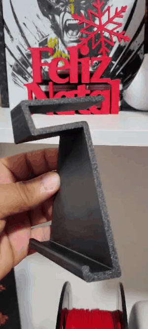 Suporte de Celular para Prateleira de 15mm