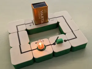 Snaptronics - Magnet Electric Circuit Construction