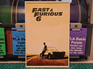 Fast & Furious 6 Movie Poster - Hueforge Art