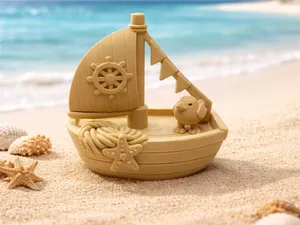 Kleines Segelboot der Abenteuer