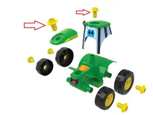 TOY SCREW for John Deere Tractor