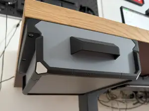 Under desk drawer with multi storage