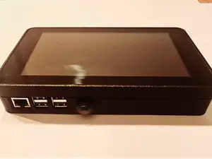 Pi 5 raspberry 7inch touchscreen case