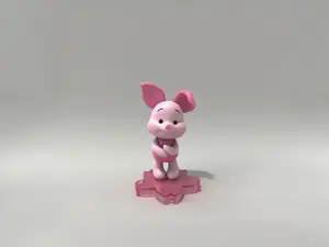 小猪皮杰-小熊维尼动画周边手办-儿童涂色玩具