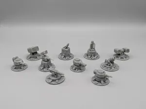 Defense Turrets & Outpost Batteries Collection