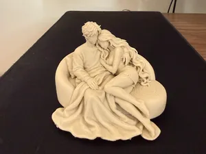 Together in Silence -Couple sleeping Couch sofa
