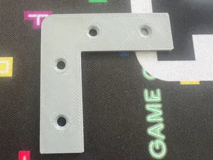 Equerre plate 50x50x15mm e: 2.5 d: 3.5mm