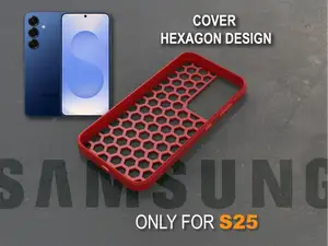 Cover Samsung Galaxy S25 - Hexagon design