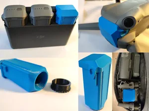 DJI Air 3 Batteryslot Cover with Storage |Air3 