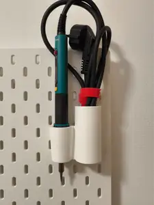 IKEA Skadis - Extol soldering iron holder