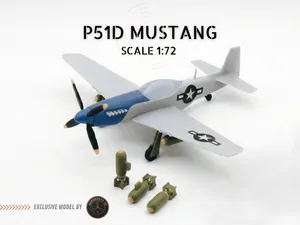P-51D Mustang – Ground Version (Scale 1:72 )