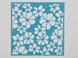 Hibiscus and Plumeria Blossom Craft Stencil