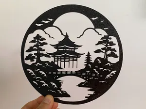 Japanese Temple at Dusk