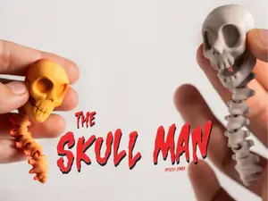 Halloween Skull Man - Articulated & Keychain