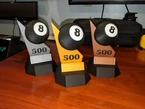 8-Ball (Billiards) Trophy