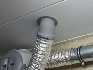 45° Elbow 125mm hose to 110mm PVC