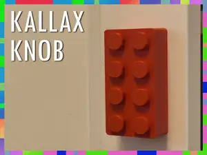 Brick-like Furniture-Knob 4x2 Kallax, Billy, Ikea