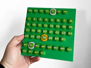 Ring-a-date calendar - Perpetual calendar