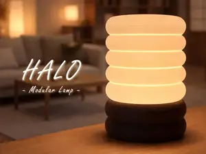 Moderne Ringlampe - HALO - E27 und LED Kit 001